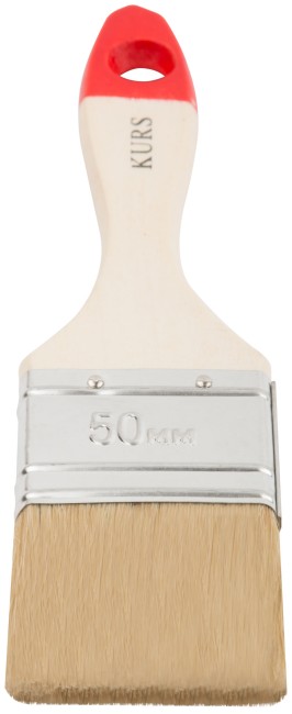 Кисть флейцевая "Оптима", натур. cветлая щетина, деревянная ручка 2" (50 мм) Кисть флейцевая "Оптима", натур. cветлая щетина, деревянная ручка 2" (50 мм)