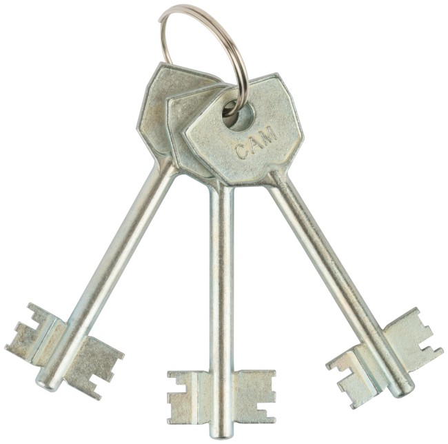 Замок врезной ЗВ8-4С, прямоугольный ригель