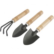 Набор по уходу за комнатными растениями, деревянные рукоятки, 3 предмета, Palisad Набор по уходу за комнатными растениями, деревянные рукоятки, 3 предмета, Palisad