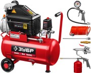 ЗУБР 240 л/мин, 24 л, 1500 Вт, 6 предметов, масляный компрессор (КПМ-240-24 Н6) ЗУБР 240 л/мин, 24 л, 1500 Вт, 6 предметов, масляный компрессор (КПМ-240-24 Н6)