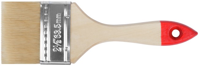 Кисть флейцевая "Оптима", натур. cветлая щетина, деревянная ручка 2,5" (63 мм) Кисть флейцевая "Оптима", натур. cветлая щетина, деревянная ручка 2,5" (63 мм)