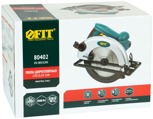 Пила дисковая 1200 Вт; 5000 об/мин; 185/20 мм; жел. опора; рез. накл.; БС щеток; блок шпинд.; коробка Пила дисковая 1200 Вт; 5000 об/мин; 185/20 мм; жел. опора; рез. накл.; БС щеток; блок шпинд.; коробка