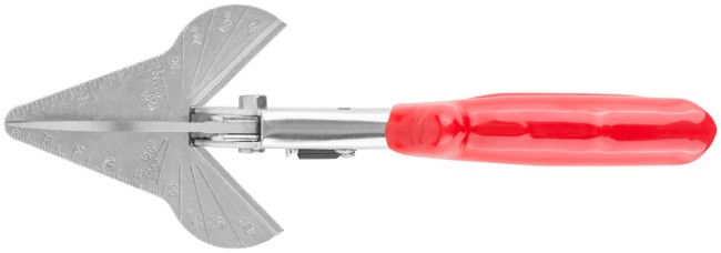 Ножницы для резки пластиковых профилей под углом с наковальней, 215 мм