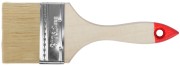 Кисть флейцевая "Оптима", натур. cветлая щетина, деревянная ручка  3" (75 мм)