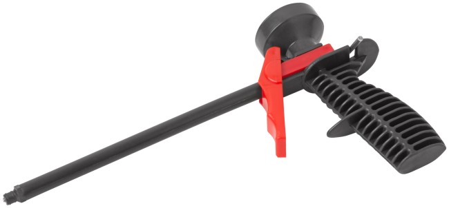 Пистолет для монтажной пены, пластиковый корпус, пластиковая трубка