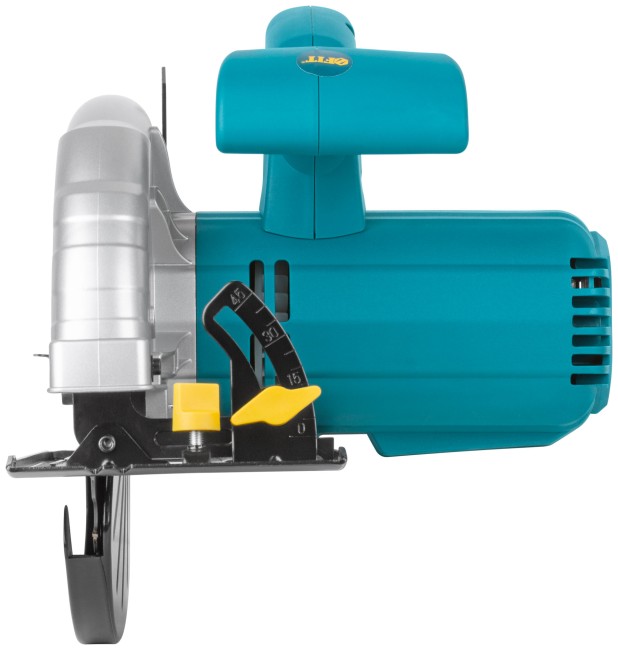 Пила дисковая 1200 Вт; 4500 об/мин; 185/20 мм; жел. опора; рез. накл.; коробка