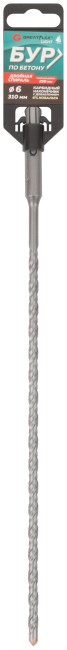 Бур по бетону, SDS-Plus, GreatFlex Light, 6x310 мм