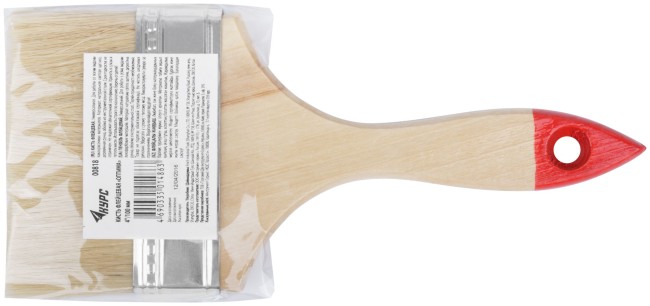 Кисть флейцевая "Оптима", натур. cветлая щетина, деревянная ручка 4" (100 мм) Кисть флейцевая "Оптима", натур. cветлая щетина, деревянная ручка 4" (100 мм)