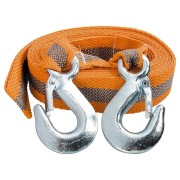 Трос буксировочный 2.5 т, 5 м, 2 крюка, пакет Россия Stels