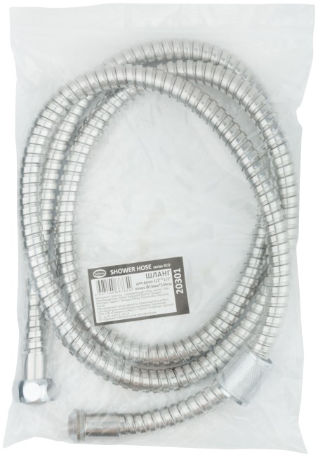 Шланг для душа "конус" 150 см, имп.-имп. 1/2"-1/2"