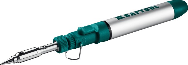 KRAFTOOL SolderGas, 70 B, 30 - 70 Вт, 1300°С, горелка, фен, набор 8 в 1, газовый паяльник (55504-H8)
