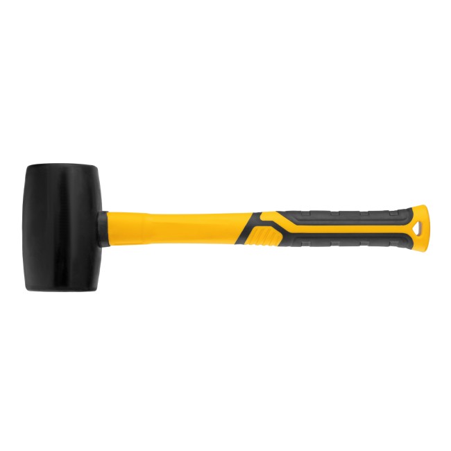 Киянка резиновая, 680 г, черная, фибергласовая рукоятка c TPR покрытием Denzel Киянка резиновая, 680 г, черная, фибергласовая рукоятка c TPR покрытием Denzel