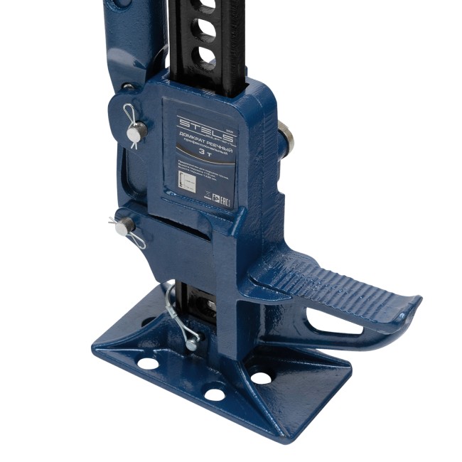 Домкрат реечный профессиональный, 3 т, 115-1335 мм. HigH Jack Stels Домкрат реечный профессиональный, 3 т, 115-1335 мм. HigH Jack Stels