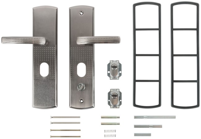 Комплект ручек для китайских дверей ( "Аллюр" РН-А222 ), левый Комплект ручек для китайских дверей ( "Аллюр" РН-А222 ), левый