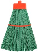Метла пластиковая "Люкс" №9, веерная 260х380 мм