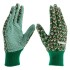 Перчатки садовые х/б ткань с ПВХ точкой, манжет, S Palisad