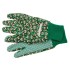 Перчатки садовые х/б ткань с ПВХ точкой, манжет, S Palisad