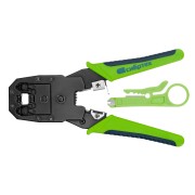 Клещи для обжима телефонных и компьютерных клемм 4P, 6P, 8P, функция обрезания проводов Сибртех Клещи для обжима телефонных и компьютерных клемм 4P, 6P, 8P, функция обрезания проводов Сибртех