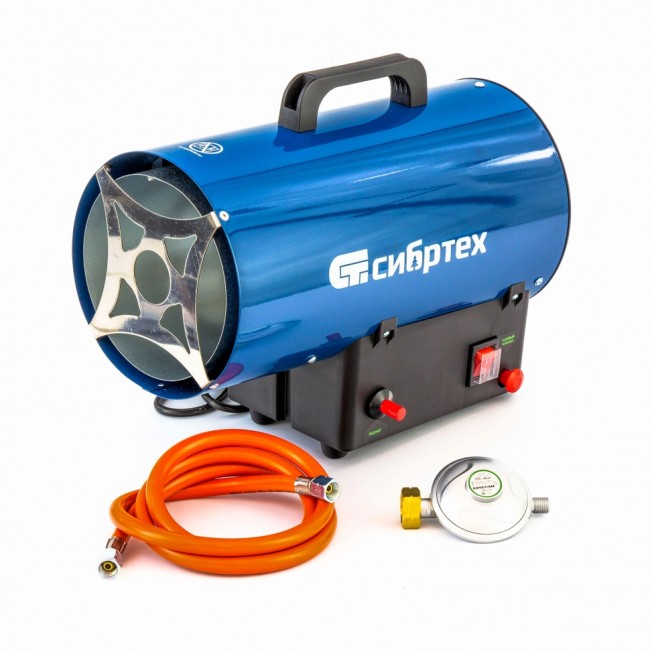 Газовая тепловая пушка СТГ-10, 10 кВт, 300 м3/ч, пропан-бутан Сибртех Газовая тепловая пушка СТГ-10, 10 кВт, 300 м3/ч, пропан-бутан Сибртех