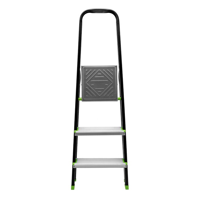 Стремянка, 3 ступени, стальной профиль, алюминиевые ступени Россия Сибртех Стремянка, 3 ступени, стальной профиль, алюминиевые ступени Россия Сибртех