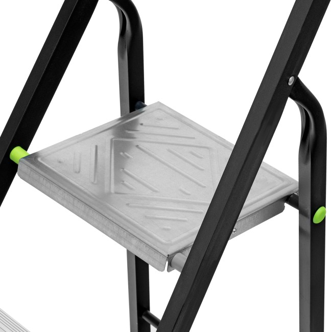 Стремянка, 3 ступени, стальной профиль, алюминиевые ступени Россия Сибртех Стремянка, 3 ступени, стальной профиль, алюминиевые ступени Россия Сибртех