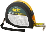 Рулетка Профи, калибр.лента, нейл.покр., магн.крючок, эласт.корпус черн-желт., двойн.стопор 10 м х 25 мм Рулетка Профи, калибр.лента, нейл.покр., магн.крючок, эласт.корпус черн-желт., двойн.стопор 10 м х 25 мм