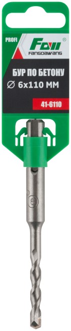 Бур по бетону FDW, Profi, SDS-Plus, 6 х 110 мм Бур по бетону FDW, Profi, SDS-Plus, 6 х 110 мм