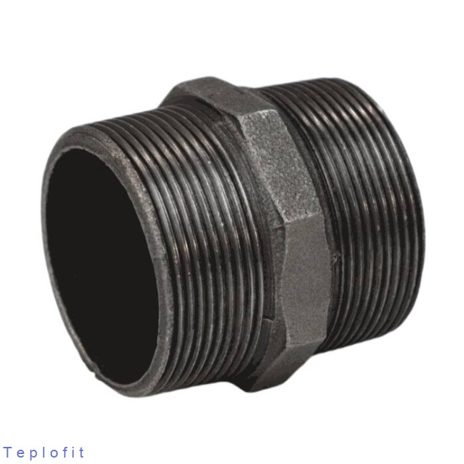 "Ниппель чуг Ду15 (1/2"") НР Fittex PLUS"