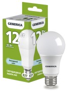 Лампа светодиодная A60 груша 12Вт 230В 6500К E27 | LL-A60-12-230-65-E27-G | GENERICA Лампа светодиодная A60 груша 12Вт 230В 6500К E27 | LL-A60-12-230-65-E27-G | GENERICA