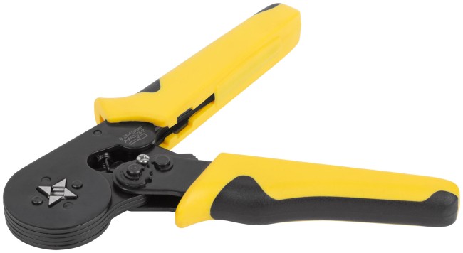 Пресс-клещи для обжима втулочных наконечников 0,25-10 мм, прорезиненные ручки 175 мм Пресс-клещи для обжима втулочных наконечников 0,25-10 мм, прорезиненные ручки 175 мм