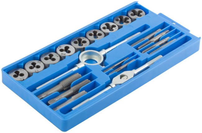 Лерки-метчики для мягкого металла 20 шт., пластиковый кейс