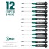 KRAFTOOL Precision-12, 12 предм., для точных работ, набор отверток (25689)