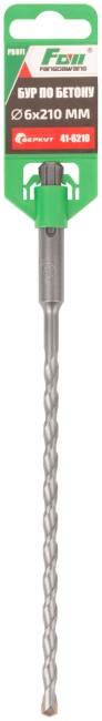 Бур по бетону FDW, Profi, SDS-Plus, 6 х 210 мм Бур по бетону FDW, Profi, SDS-Plus, 6 х 210 мм