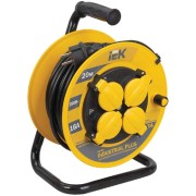 Удлинитель на катушке с термозащитой 4х20м УК20 3х1.5 IP44 IEK Industrial plus WKP15-16-04-20-44 280612 Удлинитель на катушке с термозащитой 4х20м УК20 3х1.5 IP44 IEK Industrial plus WKP15-16-04-20-44 280612