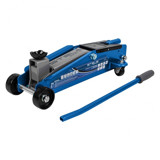 Домкрат гидравлический подкатной, высокий подъем, 3т, SUV, 190-535 мм Stels Домкрат гидравлический подкатной, высокий подъем, 3т, SUV, 190-535 мм Stels