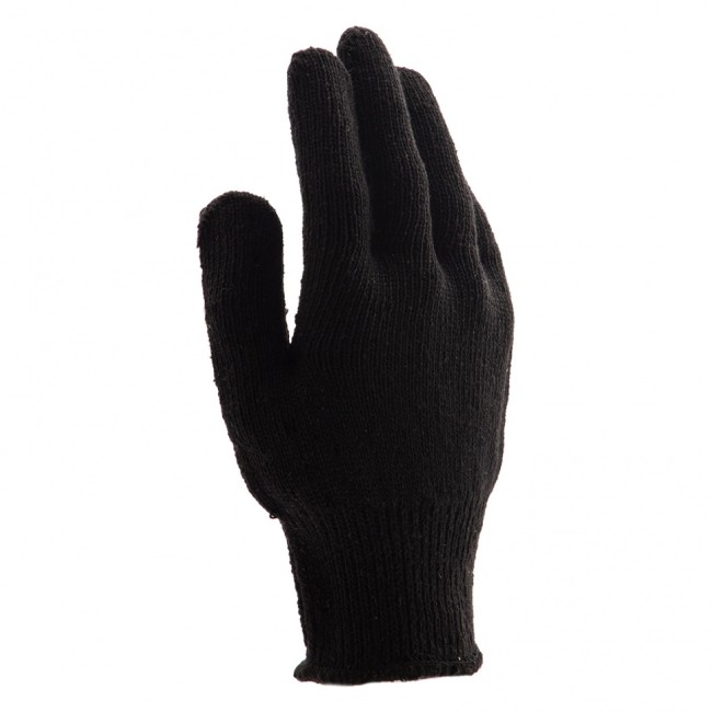 Перчатки хлопкоэфирные плюшевые, ПВХ "Точка", 7 кл, 55 гр Россия Сибртех