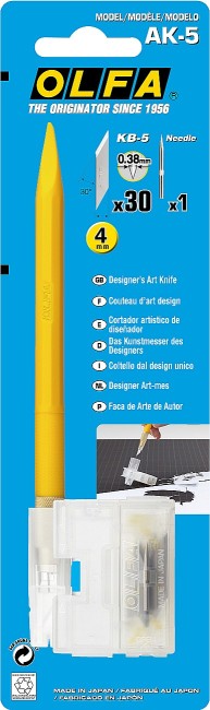 OLFA Utility Models для точных работ 4 мм, перовой нож (OL-AK-5)