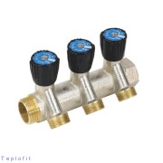"Коллектор лат клап рег 3/4"" м/р 3в 1/2"" ПУ н/р 50мм Aquasfera 9039-02"