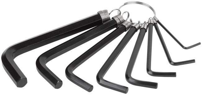 Ключи шестигранные на кольце, 8 шт. ( 2-10 мм )