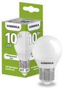 Лампа светодиодная G45 шар 10Вт 230В 4000К E27 | LL-G45-10-230-40-E27-G | GENERICA Лампа светодиодная G45 шар 10Вт 230В 4000К E27 | LL-G45-10-230-40-E27-G | GENERICA