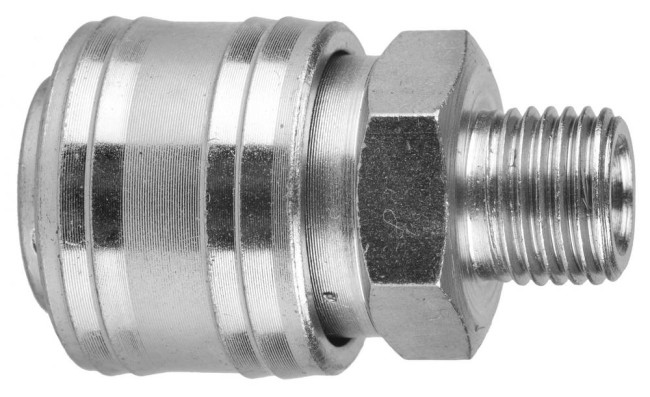 KRAFTOOL 1/4″M - рапид муфта, переходник (06594)