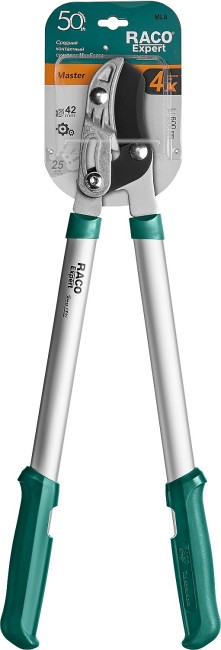 RACO MaxForce, 600 мм, с изогнутым лезвием, двурычажный, усиленный, с алюминиевыми рукоятками, средний контактный сучкорез (4214-53/1860) RACO MaxForce, 600 мм, с изогнутым лезвием, двурычажный, усиленный, с алюминиевыми рукоятками, средний контактный сучкорез (4214-53/1860)