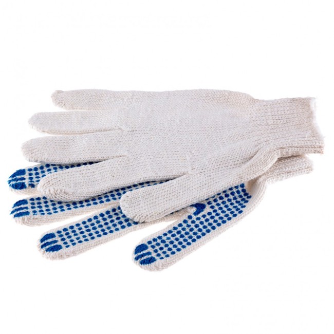 Перчатки х/б, ПВХ покрытие, "Точка", 7 класс Россия Перчатки х/б, ПВХ покрытие, "Точка", 7 класс Россия