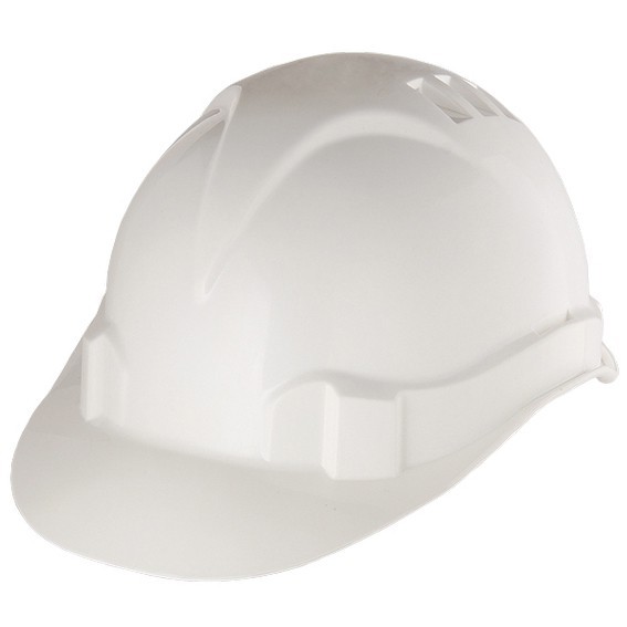 Каска защитная из ударопрочной пластмассы, белая Россия Сибртех Каска защитная из ударопрочной пластмассы, белая Россия Сибртех