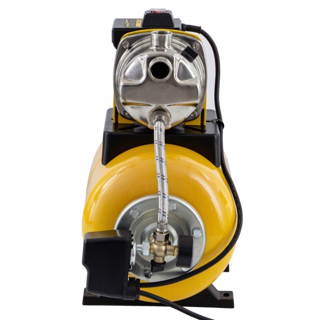 Насосная станция PS1000Х, 1000 Вт, 3500 л/ч, ресивер 24 л, подъем 44 м, нержавейка Denzel Насосная станция PS1000Х, 1000 Вт, 3500 л/ч, ресивер 24 л, подъем 44 м, нержавейка Denzel