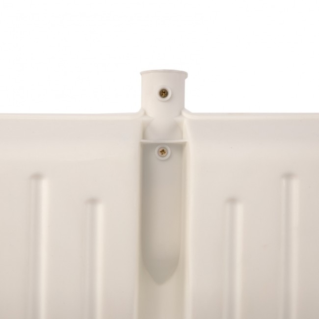 Лопата для уборки снега пластиковая, белая, 420 х 425 мм, без черенка, Россия, Сибртех