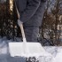 Лопата для уборки снега пластиковая, белая, 420 х 425 мм, без черенка, Россия, Сибртех