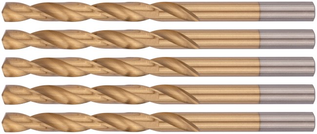 Сверла HSS по металлу, титановое покрытие 7,0 мм ( 5 шт.)