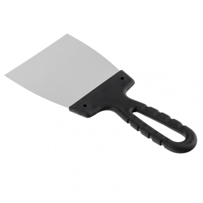 Шпательная лопатка из нержавеющей стали, 100 мм, пластмассовая ручка Sparta Шпательная лопатка из нержавеющей стали, 100 мм, пластмассовая ручка Sparta