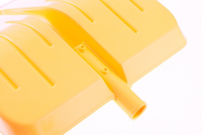 Лопата для уборки снега пластиковая, желтая, 400 х 420 мм, без черенка, Россия, Сибртех